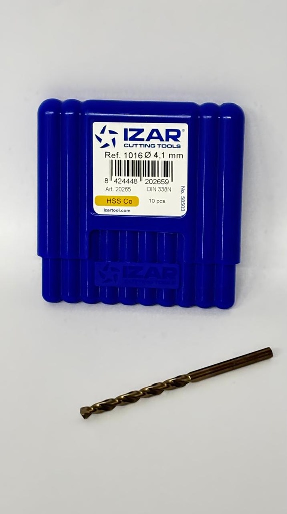 FORET HSS CO SERIE COURTE D4.1X75X43MM SERIE 1016