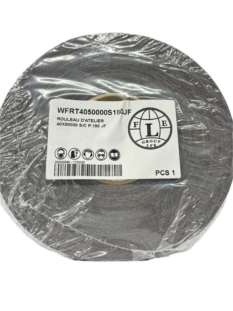 ROULEAU DE TOILE 38 x 50 M GRAIN 180 CARBURE DE SILICIUM