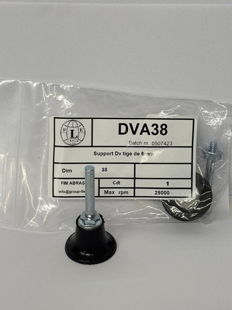 Support Dv tige de 6mm 38mm 