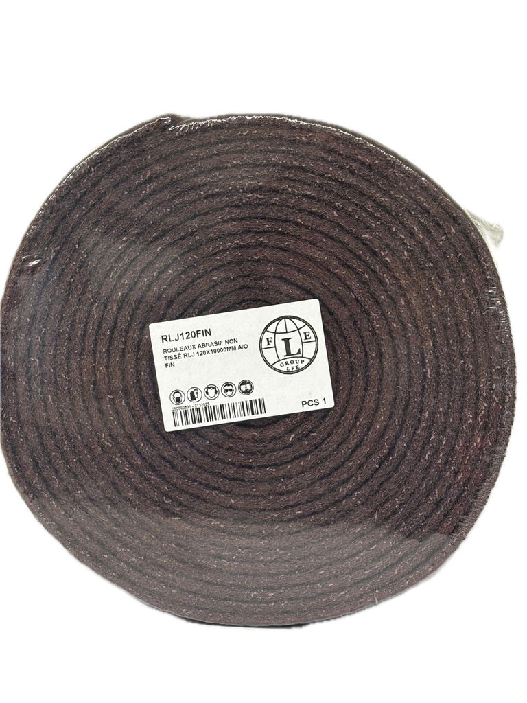 Rouleaux Abrasif non tissé  RLJ 120X10000mm A/O Fin