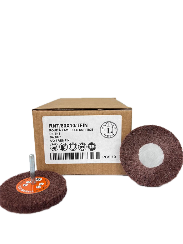 Roues Non tissé Tige 6 mm SOFT RNT6 80X10mm A/O Très Fin