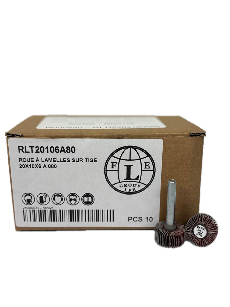 ROUE A LAMELLES SIR TIGE 6 20X10 A 080