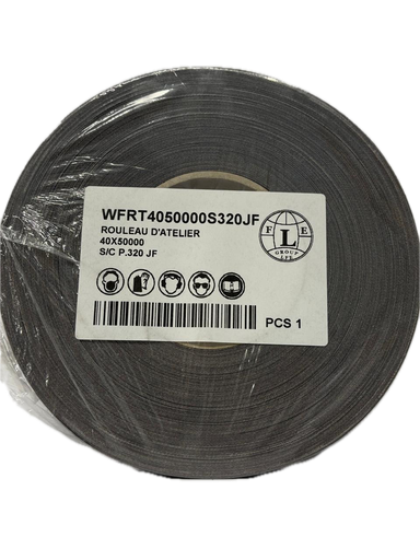 [WFRT4050000S320JF] ROULEAU DE TOILE 38 x 50 M GRAIN 320 CARBURE DE SILICIUM