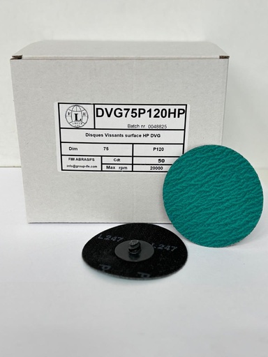 [DVG75P120HP] Disques Vissants surface HP DVG 75mm P120 